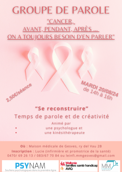 Groupe de parole 20 aout 2024